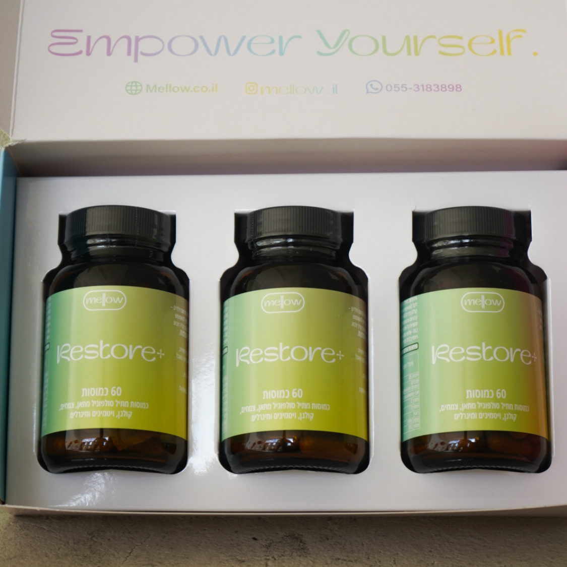 +Restore - לנשירה וחיזוק השיער לגבר