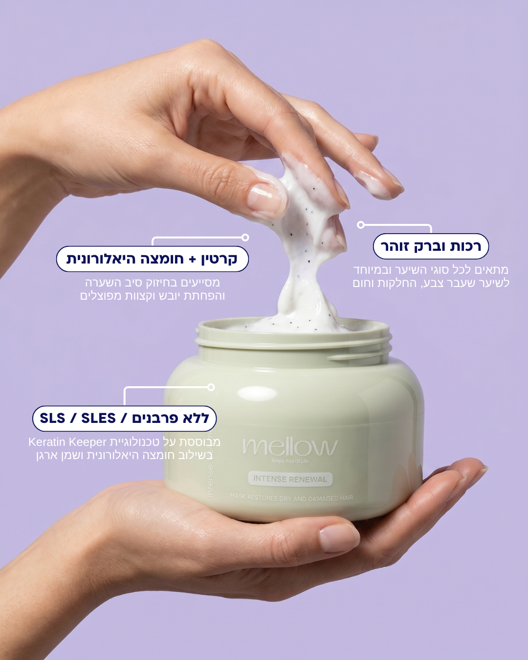 ערכת טיפוח מלאה - להזנה ושיקום שיער יבש ופגום