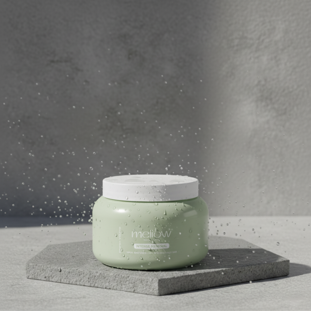 מסכת לחות נשטפת להזנה עמוקה וברק טבעי