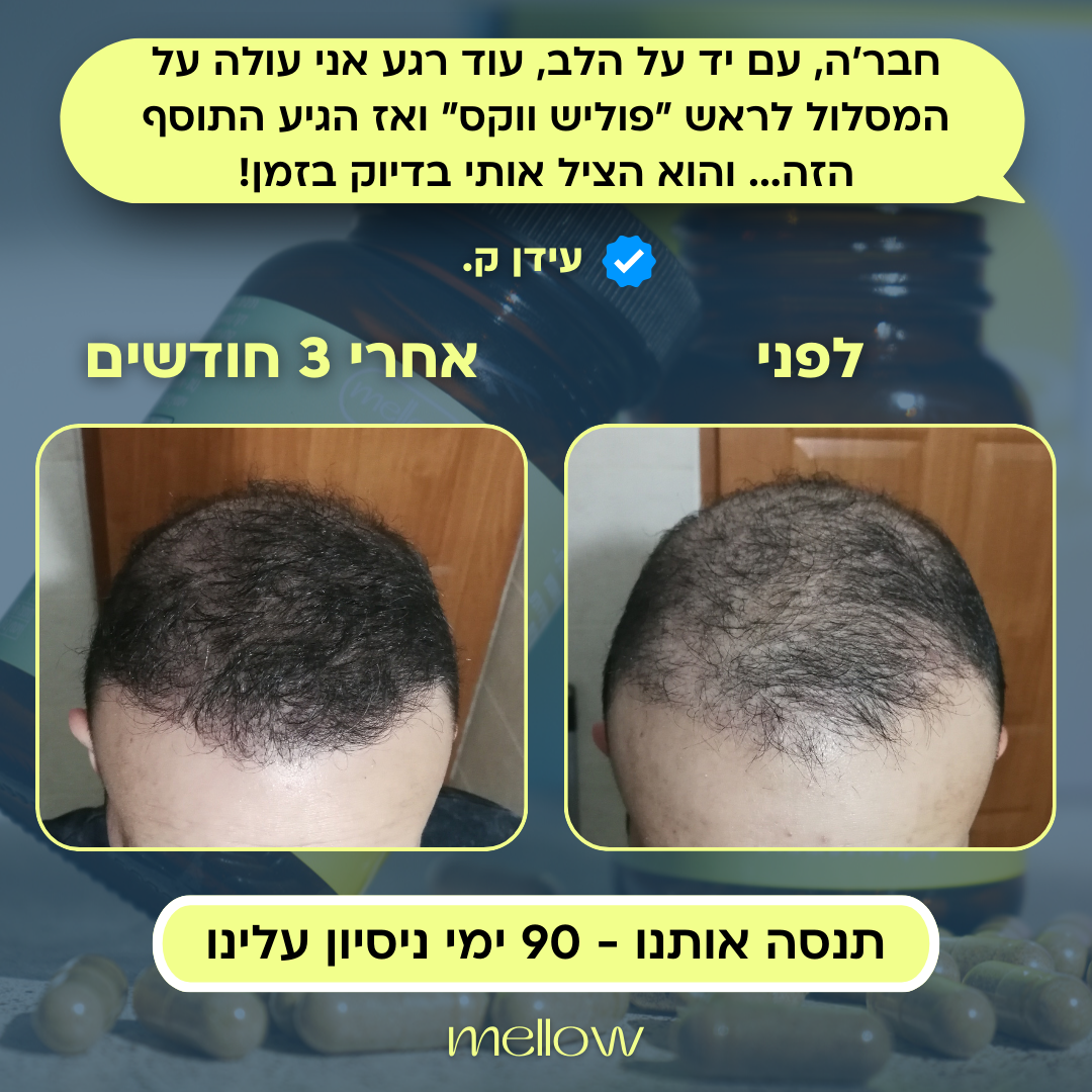+Restore - לנשירה וחיזוק השיער לגבר